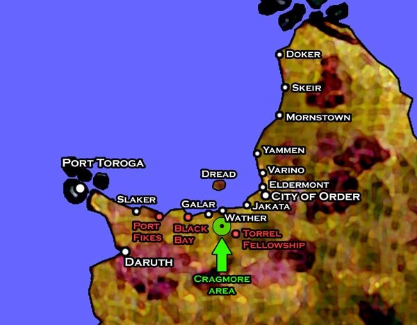 Map of Crimson Coast